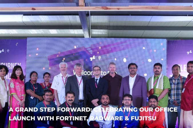 A Grand Step Forward: Celebrating Our Office Launch with Fortinet, Radware & Fujitsu