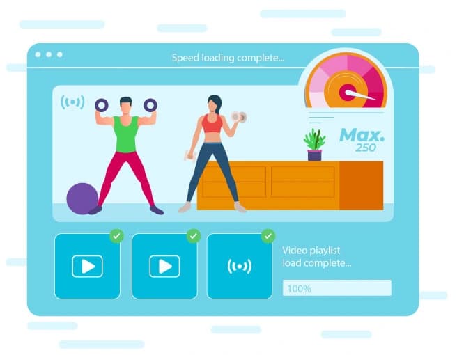 Fitness Training Application detail 1